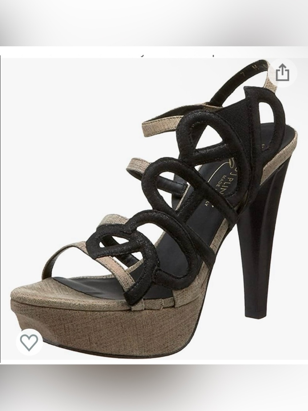 DONALD J PLINER "PEACE" PLATFORM SANDALS SIZE
8.5
